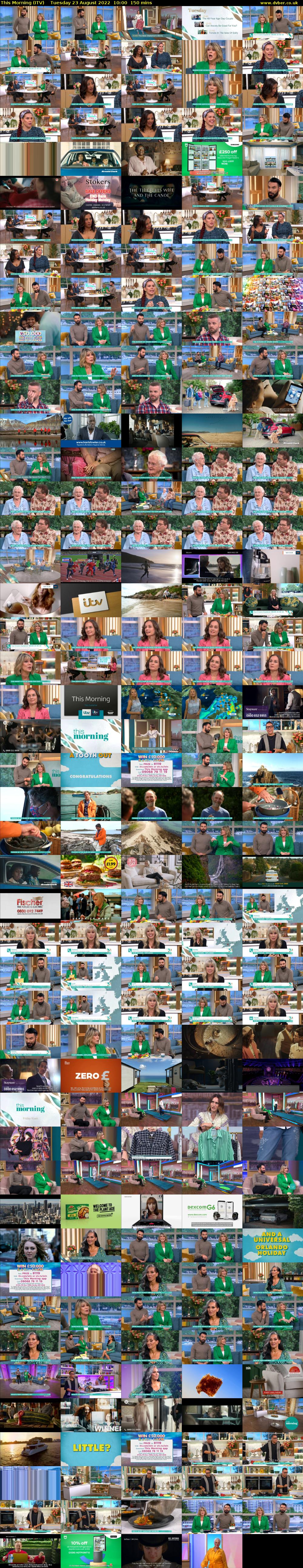 This Morning (ITV) Tuesday 23 August 2022 10:00 - 12:30