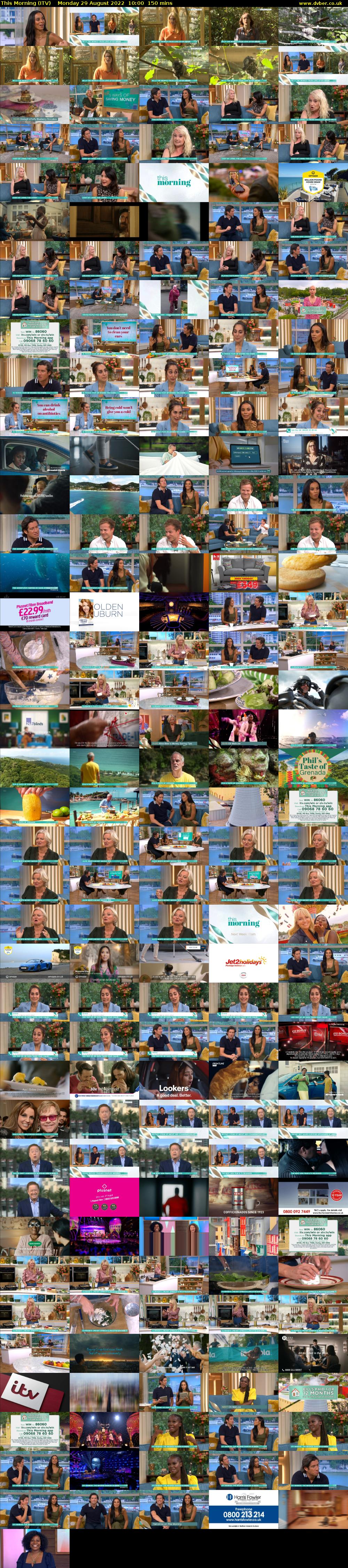 This Morning (ITV) Monday 29 August 2022 10:00 - 12:30