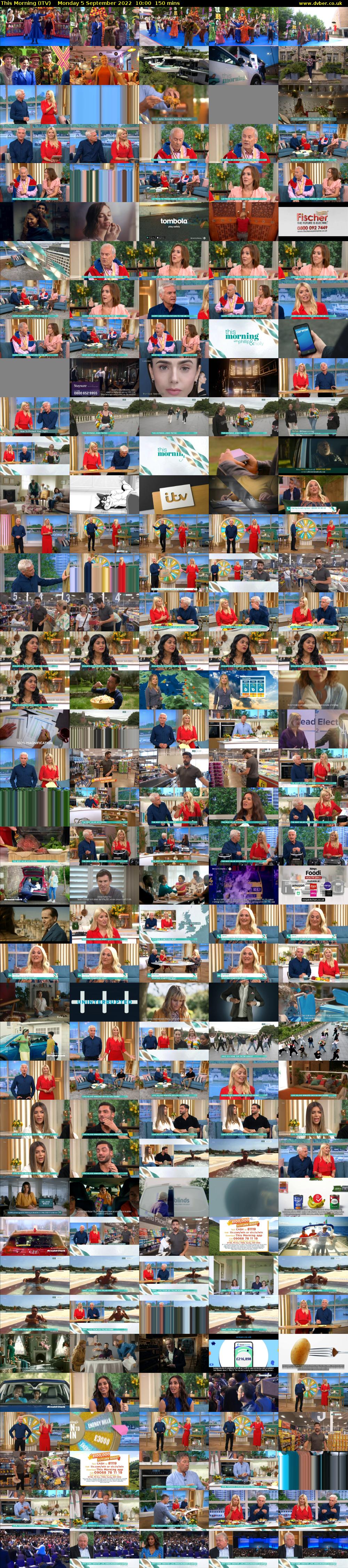 This Morning (ITV) Monday 5 September 2022 10:00 - 12:30