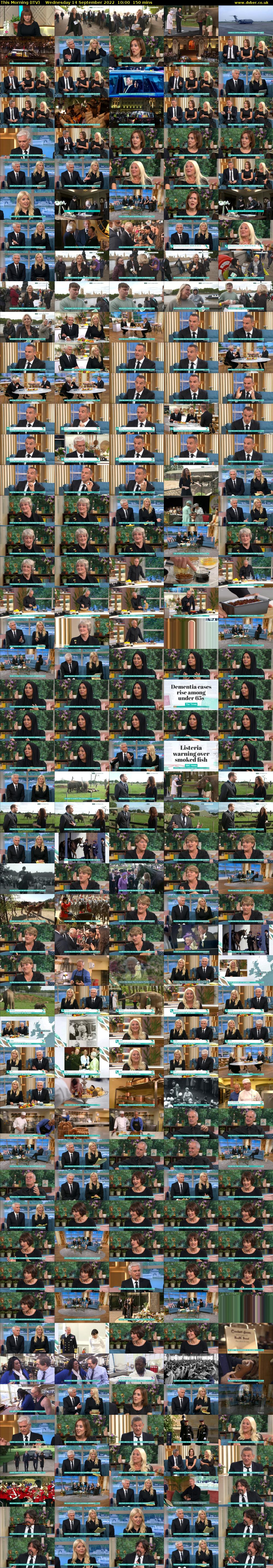 This Morning (ITV) Wednesday 14 September 2022 10:00 - 12:30
