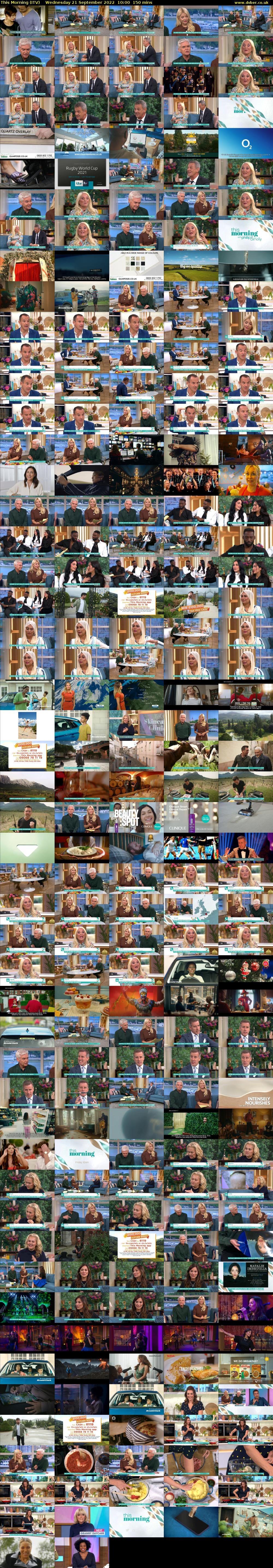 This Morning (ITV) Wednesday 21 September 2022 10:00 - 12:30