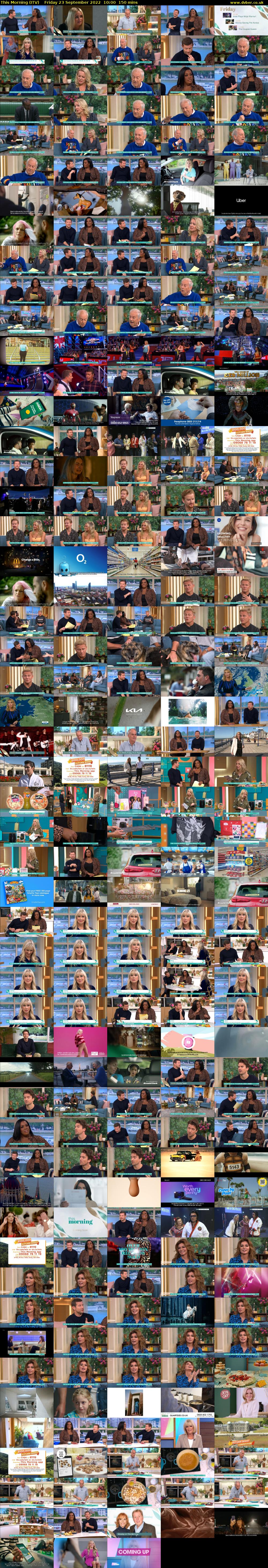 This Morning (ITV) Friday 23 September 2022 10:00 - 12:30