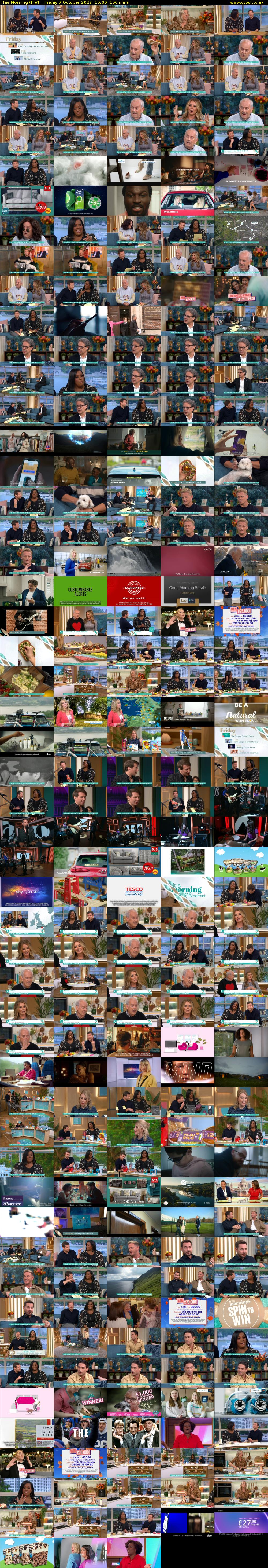 This Morning (ITV) Friday 7 October 2022 10:00 - 12:30
