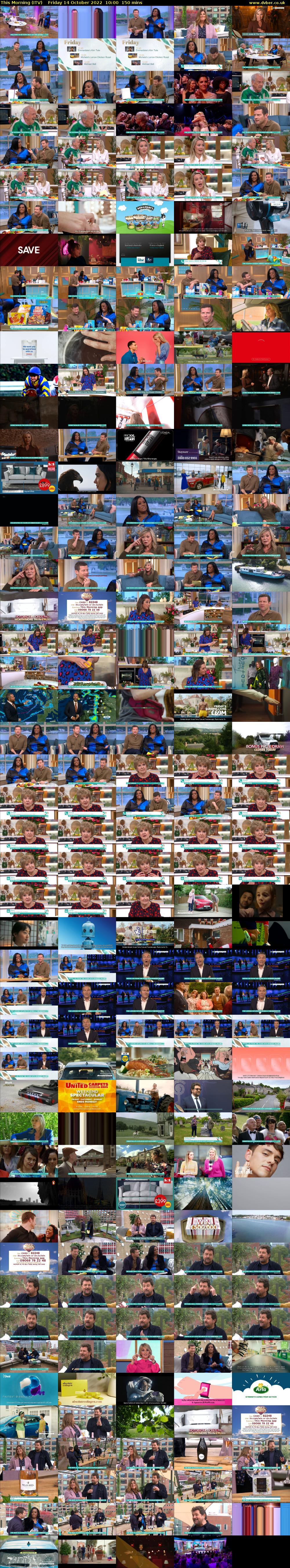 This Morning (ITV) Friday 14 October 2022 10:00 - 12:30