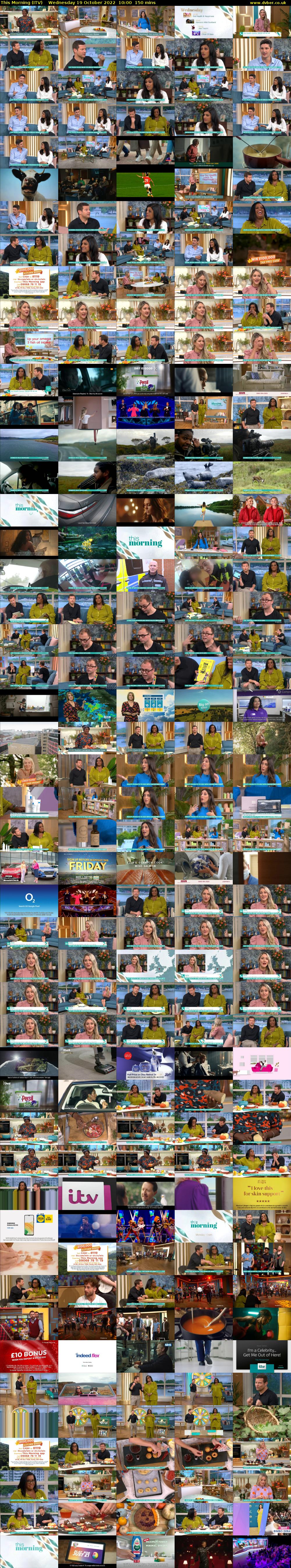 This Morning (ITV) Wednesday 19 October 2022 10:00 - 12:30