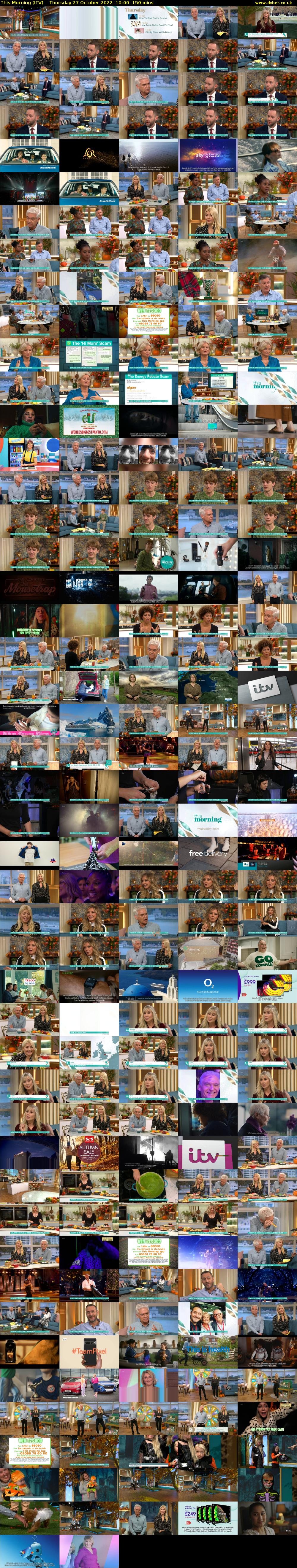 This Morning (ITV) Thursday 27 October 2022 10:00 - 12:30