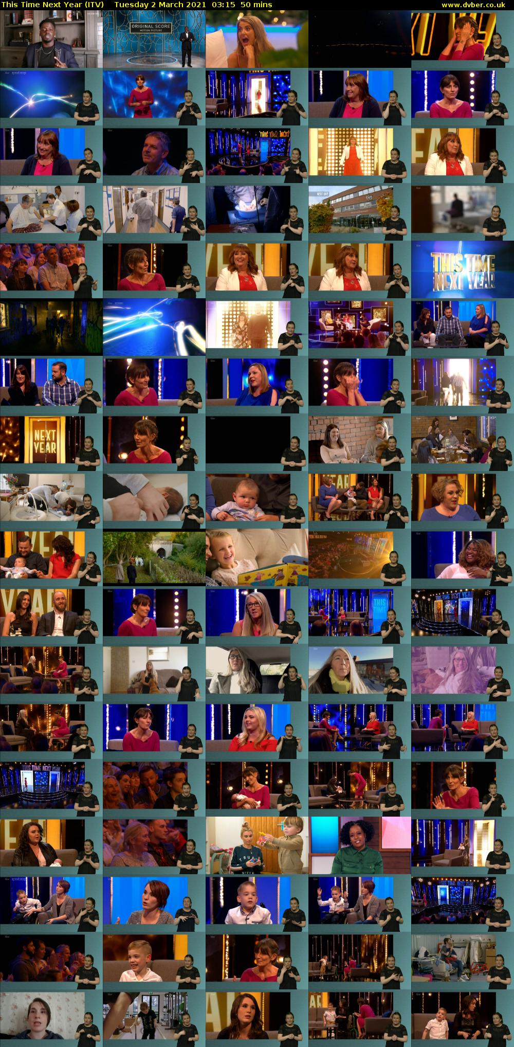 This Time Next Year (ITV) Tuesday 2 March 2021 03:15 - 04:05
