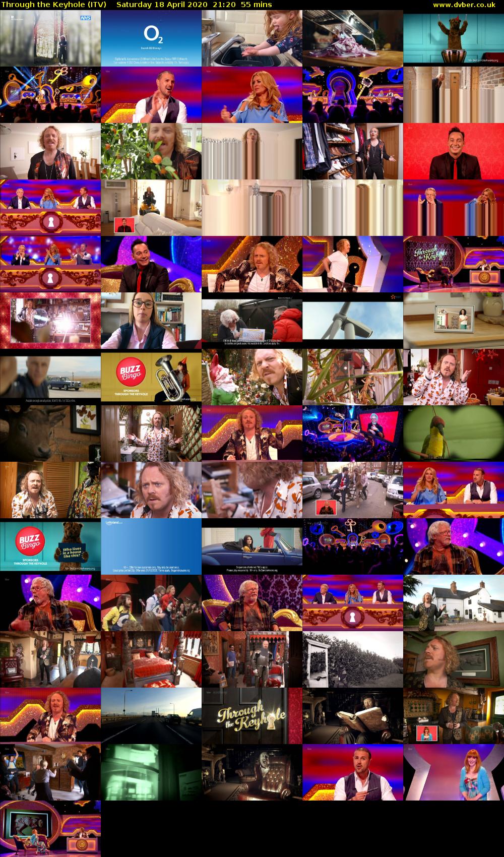 Through the Keyhole (ITV) Saturday 18 April 2020 21:20 - 22:15