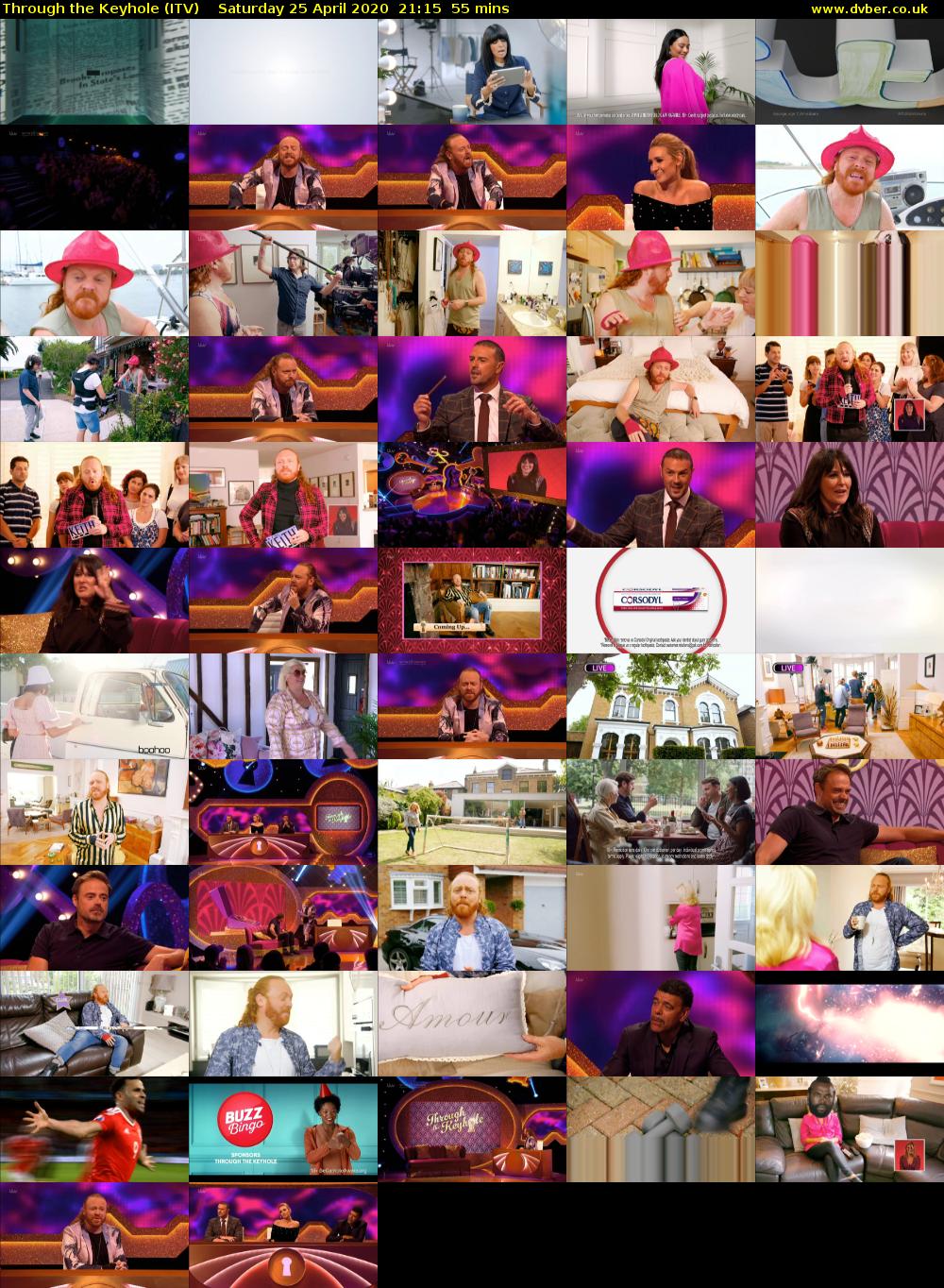 Through the Keyhole (ITV) Saturday 25 April 2020 21:15 - 22:10