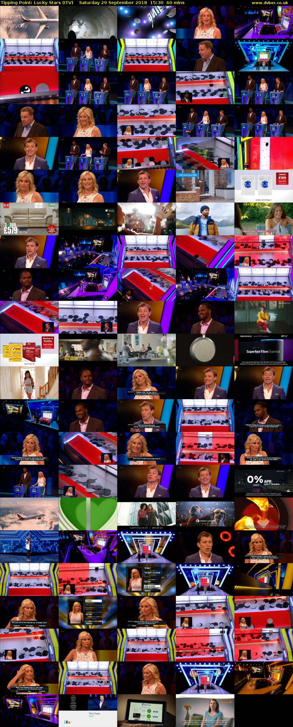 Tipping Point: Lucky Stars (ITV) Saturday 29 September 2018 15:30 - 16:30