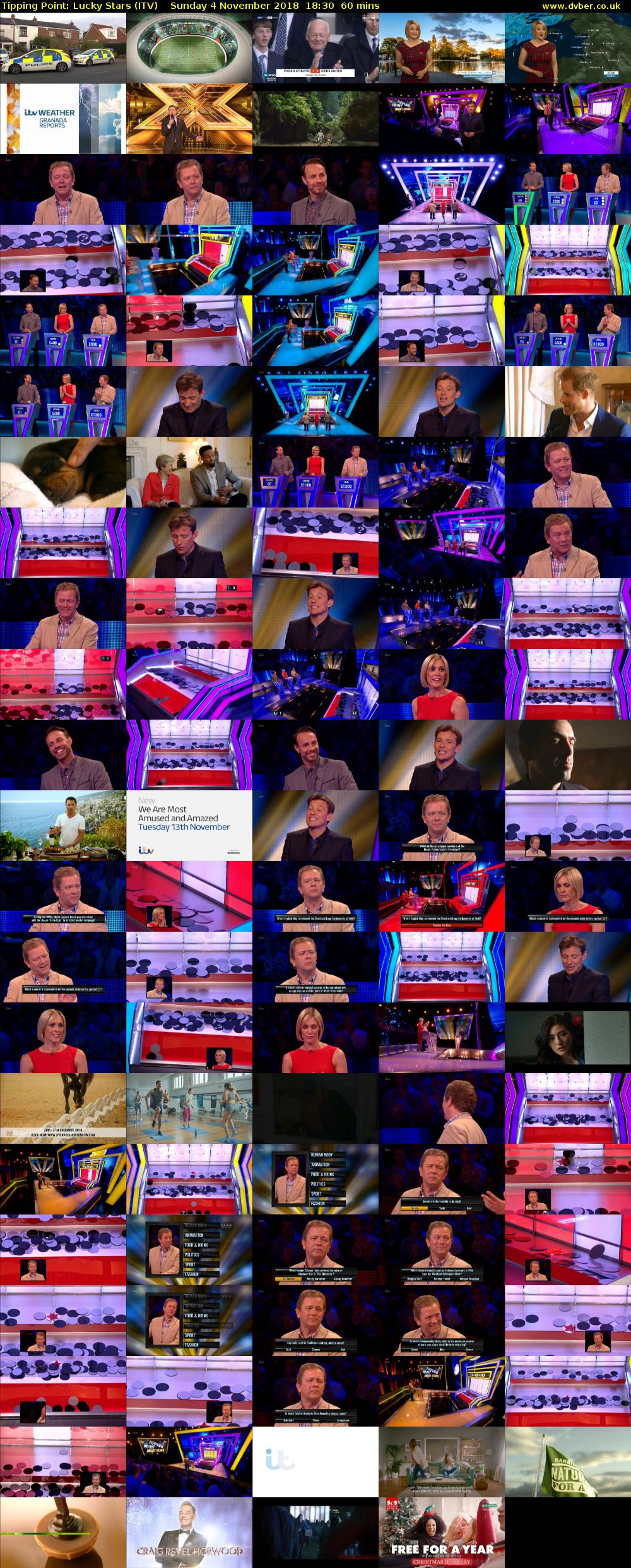 Tipping Point: Lucky Stars (ITV) Sunday 4 November 2018 18:30 - 19:30