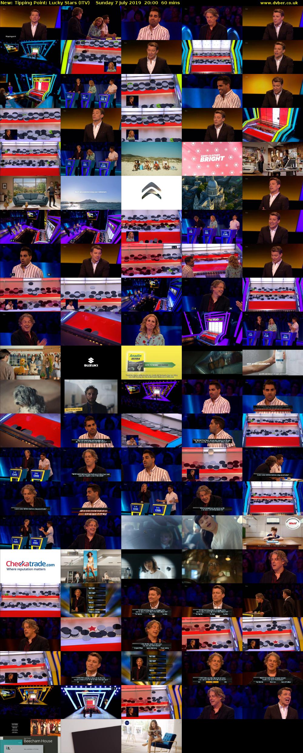 Tipping Point: Lucky Stars (ITV) Sunday 7 July 2019 20:00 - 21:00