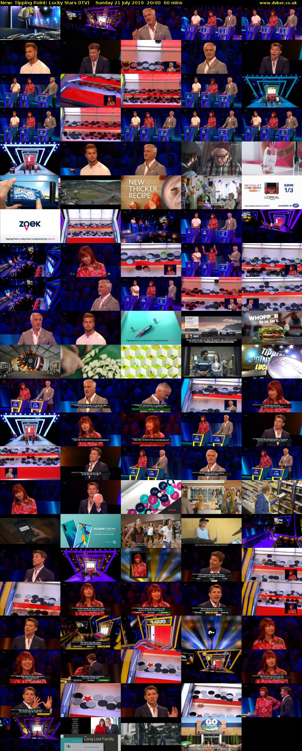 Tipping Point: Lucky Stars (ITV) Sunday 21 July 2019 20:00 - 21:00