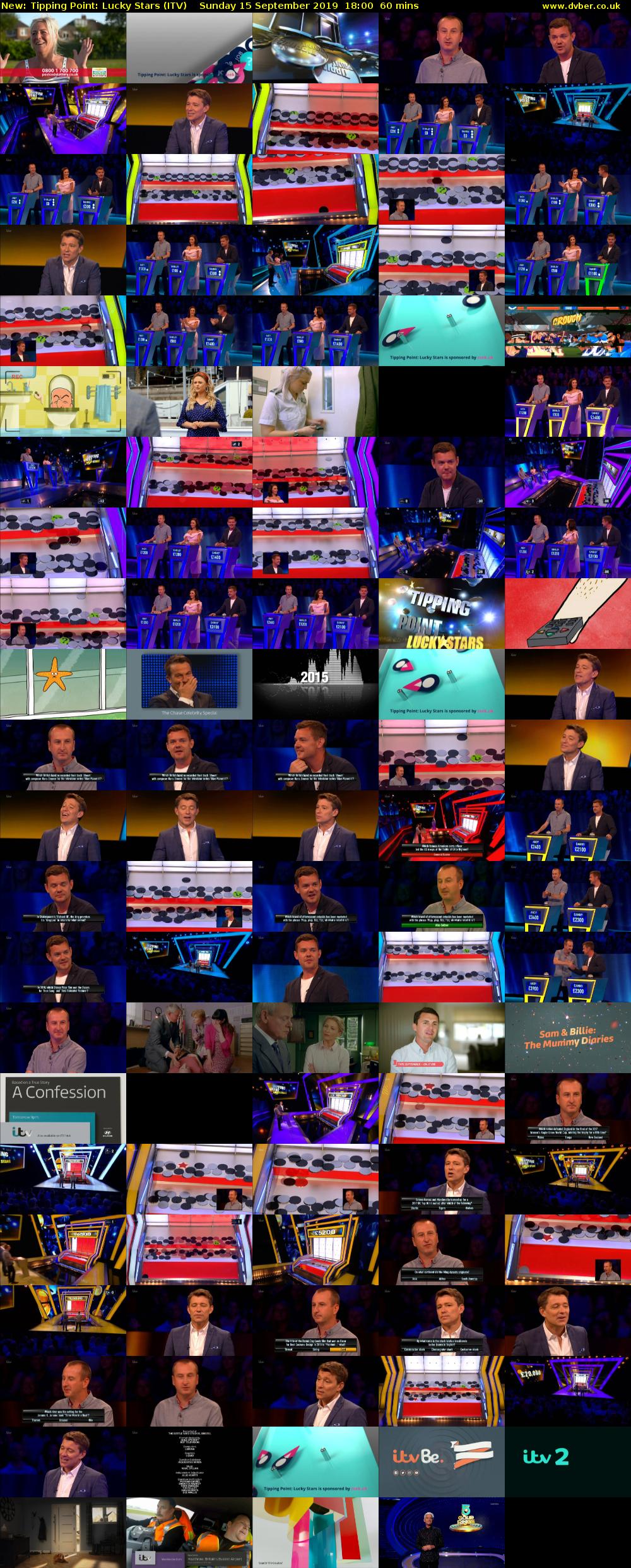 Tipping Point: Lucky Stars (ITV) Sunday 15 September 2019 18:00 - 19:00