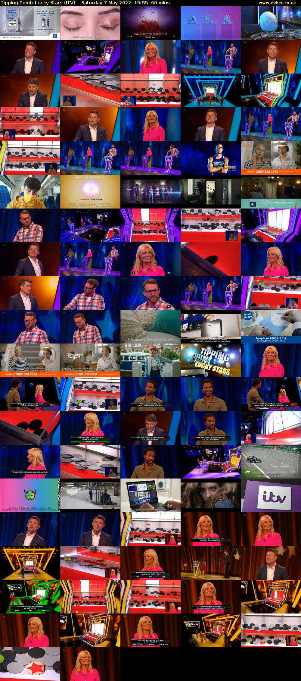 Tipping Point: Lucky Stars (ITV) Saturday 7 May 2022 15:55 - 16:55