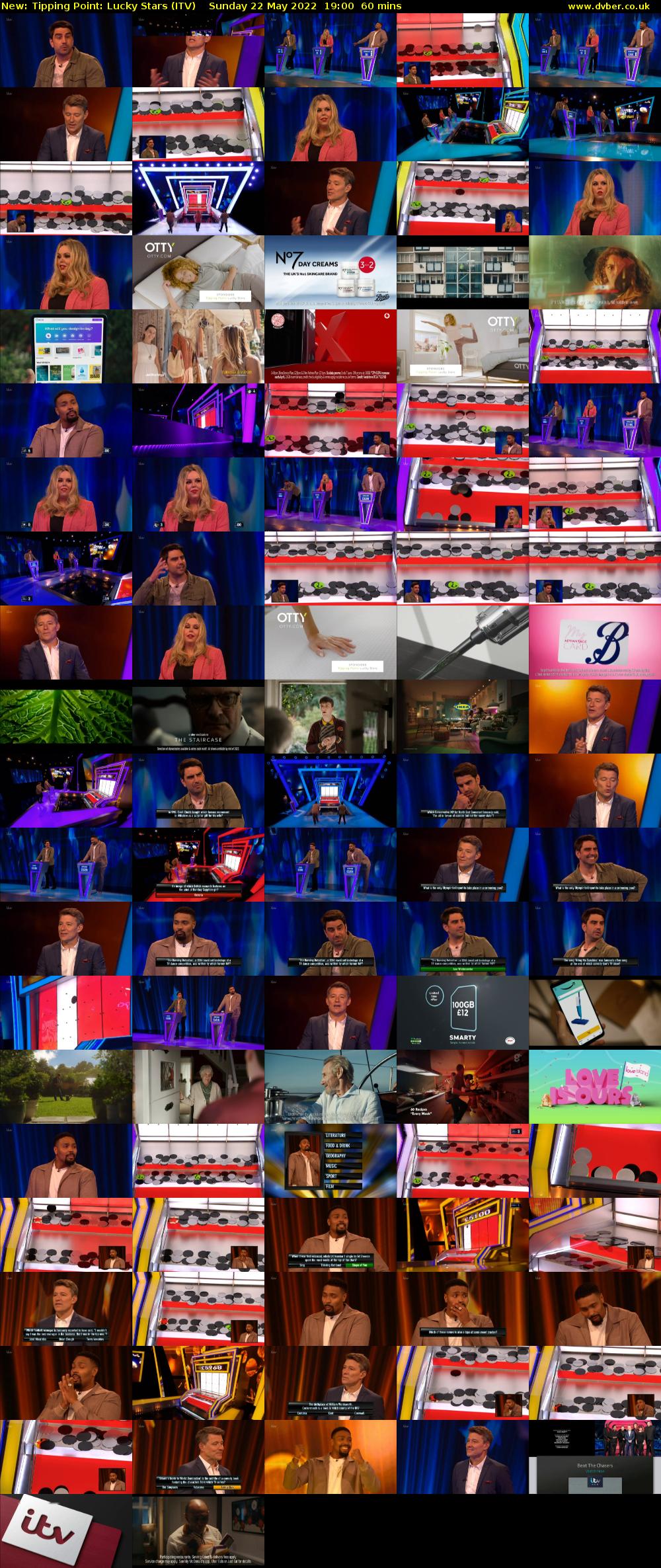 Tipping Point: Lucky Stars (ITV) Sunday 22 May 2022 19:00 - 20:00
