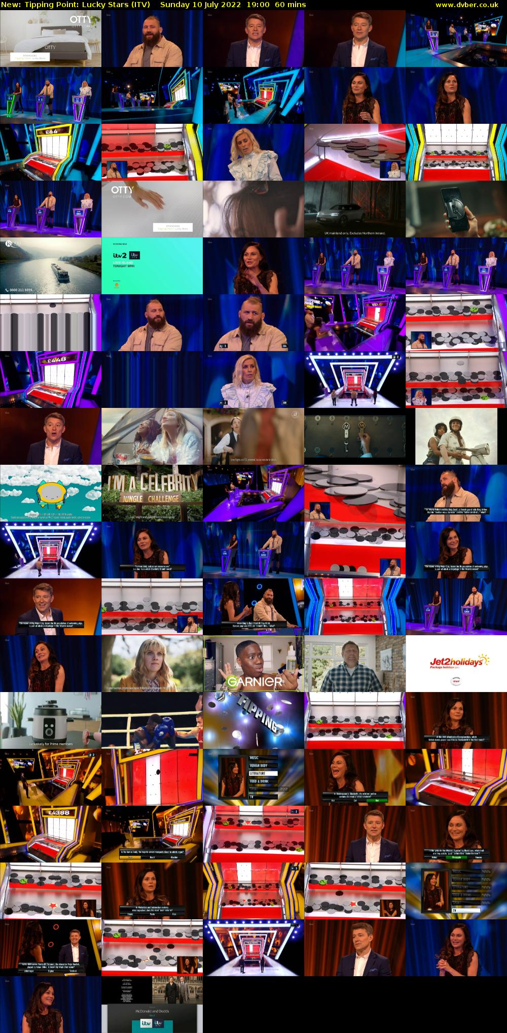 Tipping Point: Lucky Stars (ITV) Sunday 10 July 2022 19:00 - 20:00