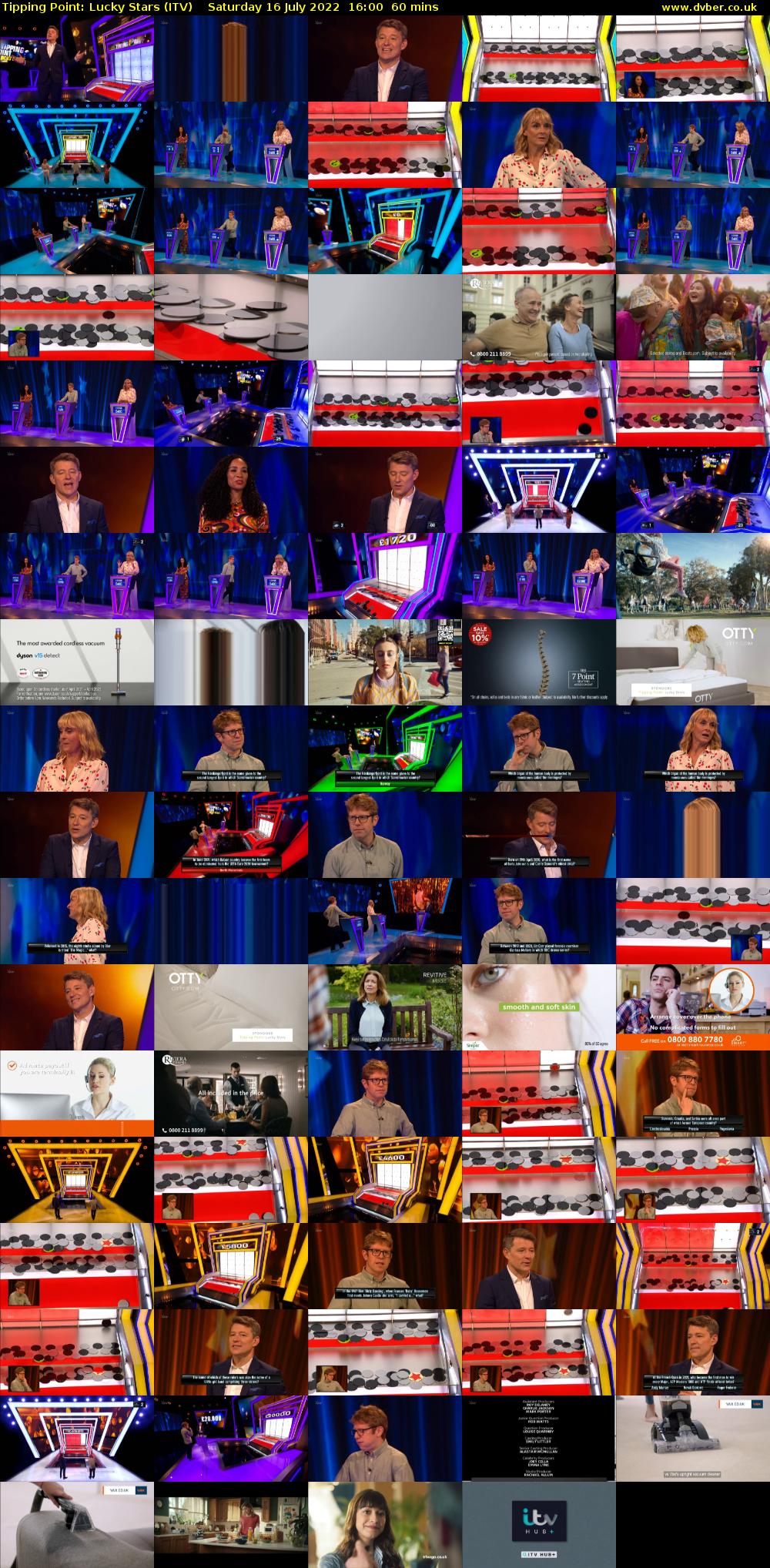 Tipping Point: Lucky Stars (ITV) Saturday 16 July 2022 16:00 - 17:00