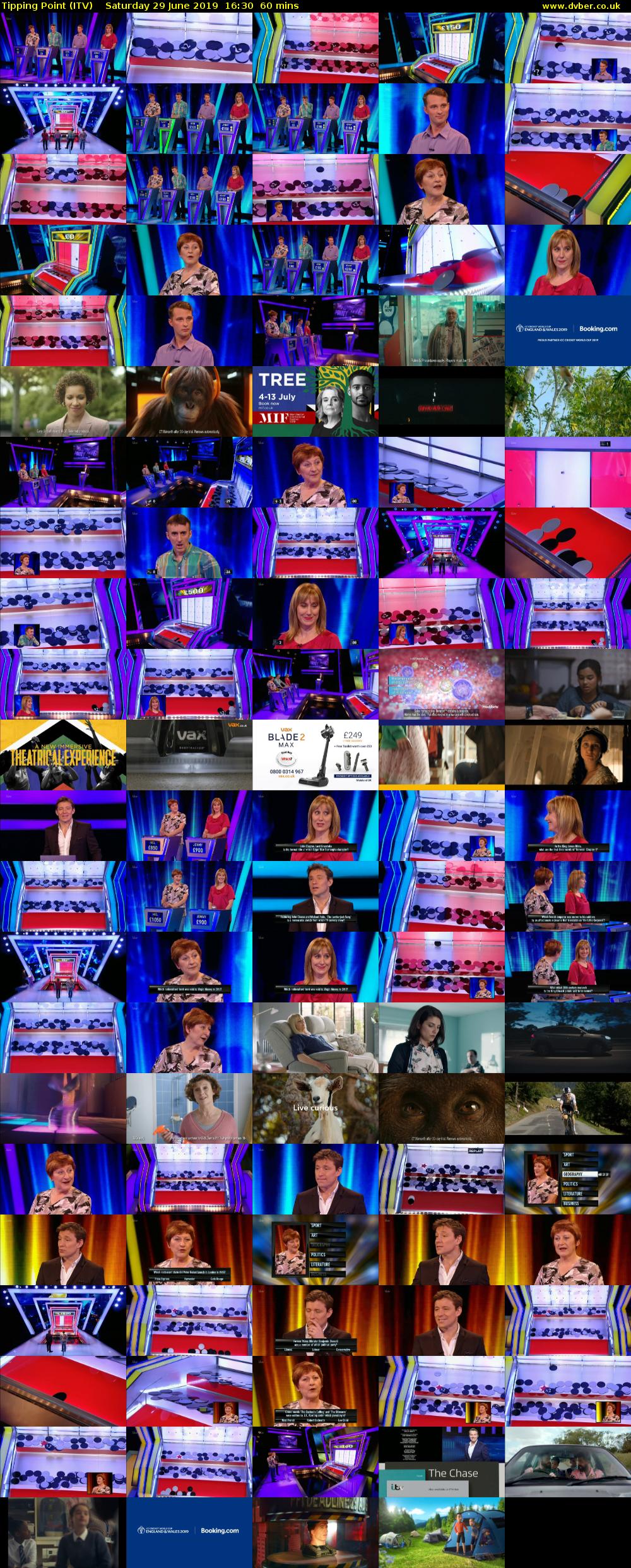 Tipping Point (ITV) Saturday 29 June 2019 16:30 - 17:30