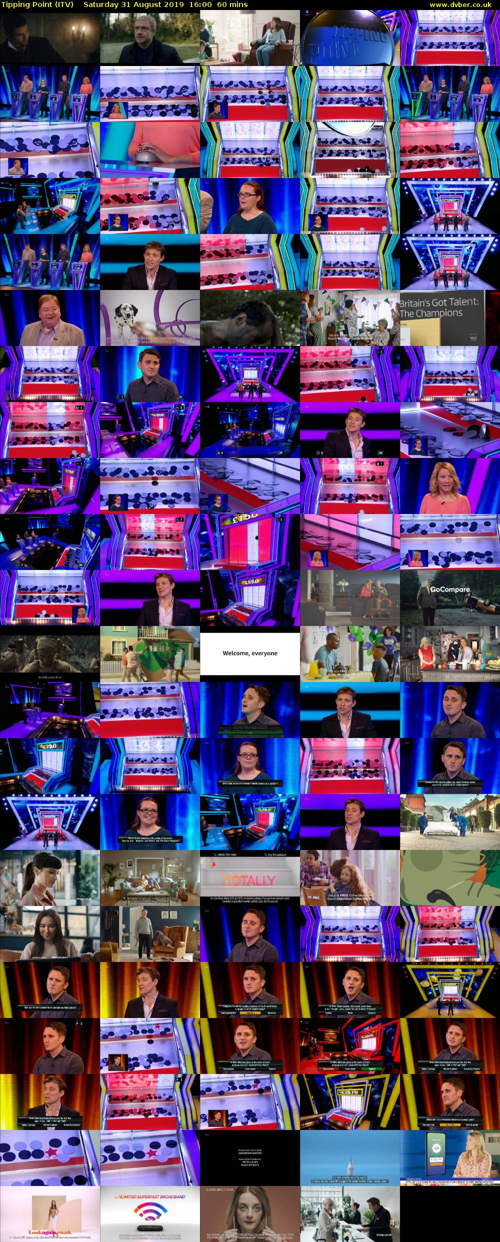 Tipping Point (ITV) Saturday 31 August 2019 16:00 - 17:00