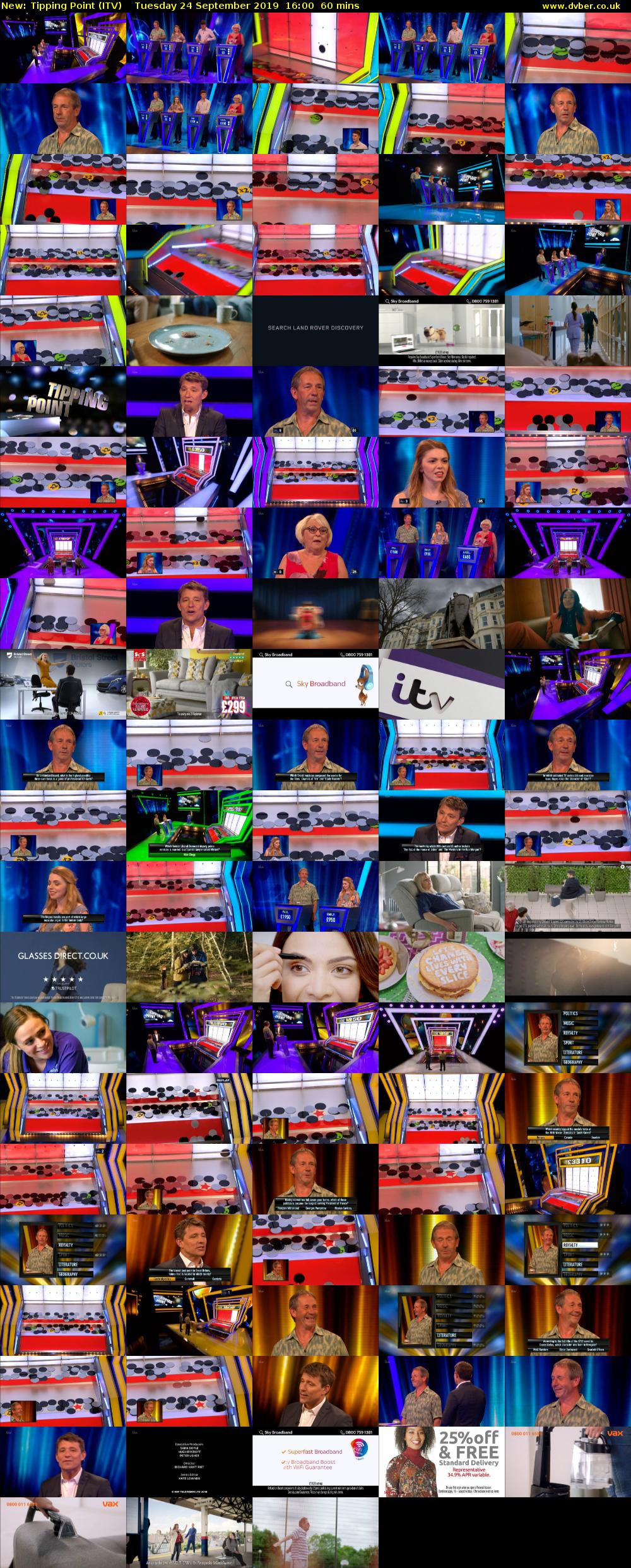 Tipping Point (ITV) Tuesday 24 September 2019 16:00 - 17:00