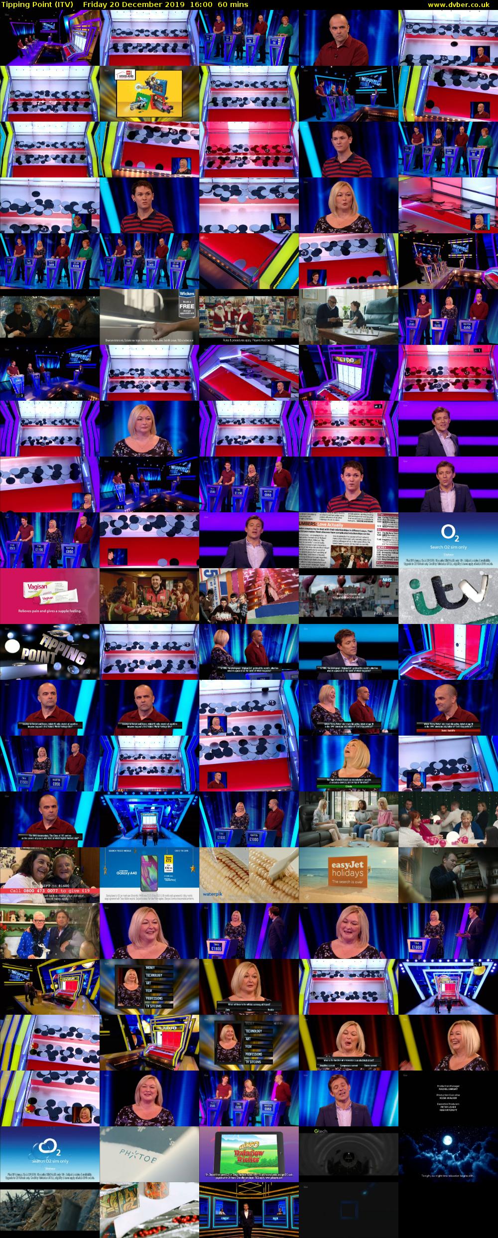 Tipping Point (ITV) Friday 20 December 2019 16:00 - 17:00