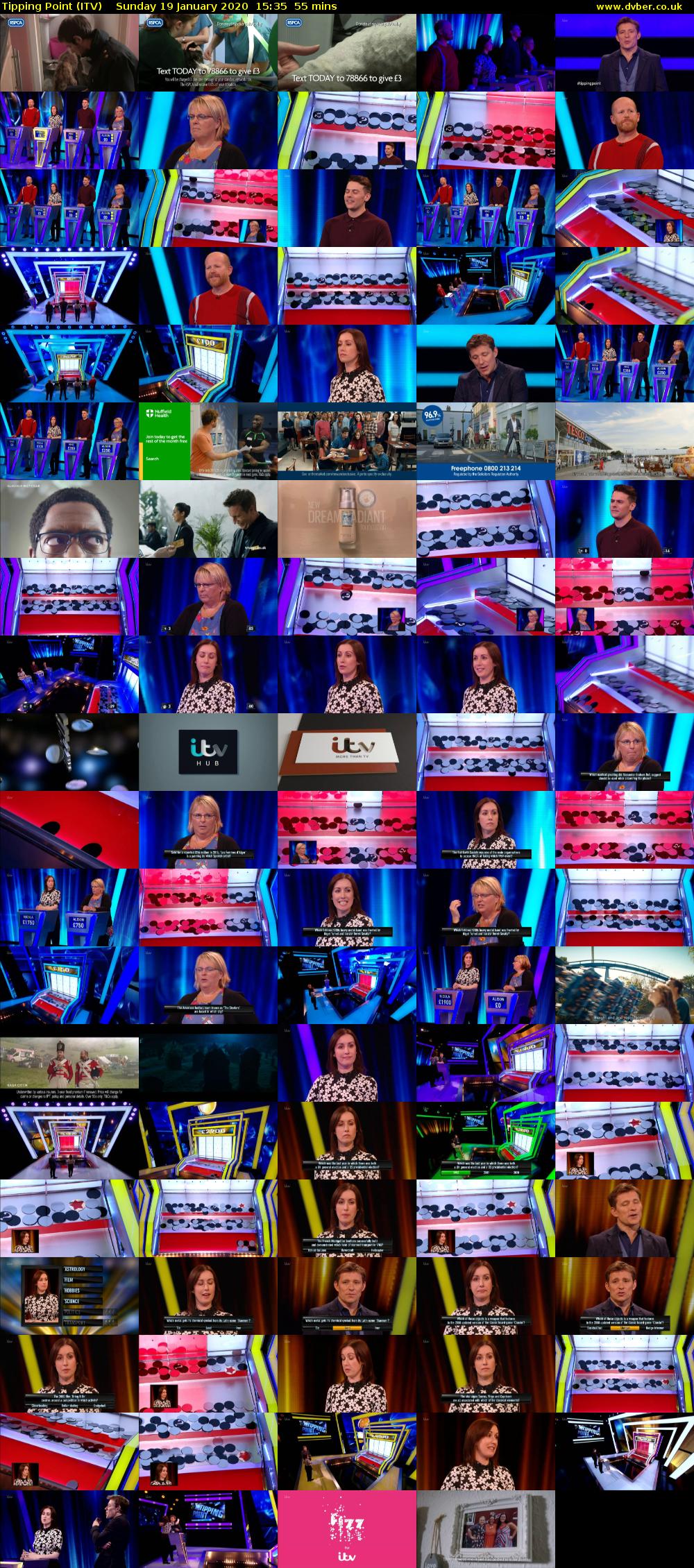 Tipping Point (ITV) Sunday 19 January 2020 15:35 - 16:30