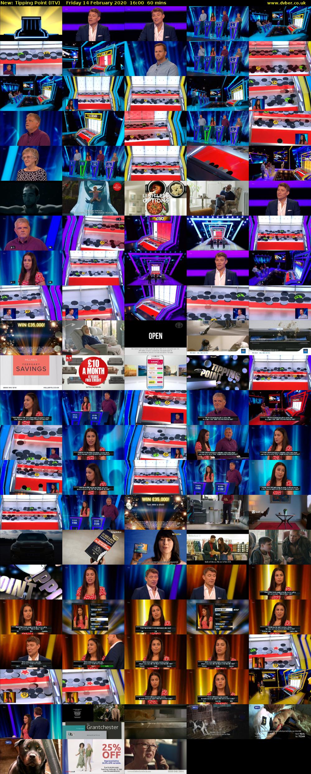 Tipping Point (ITV) Friday 14 February 2020 16:00 - 17:00