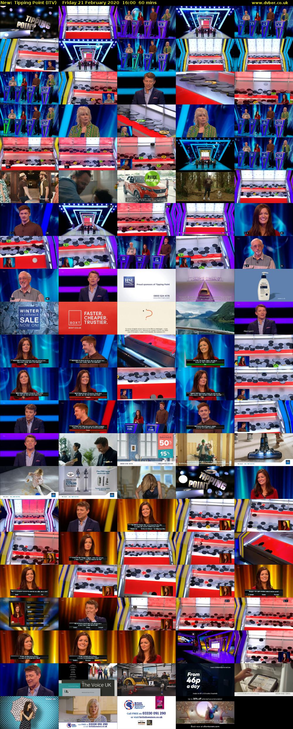 Tipping Point (ITV) Friday 21 February 2020 16:00 - 17:00