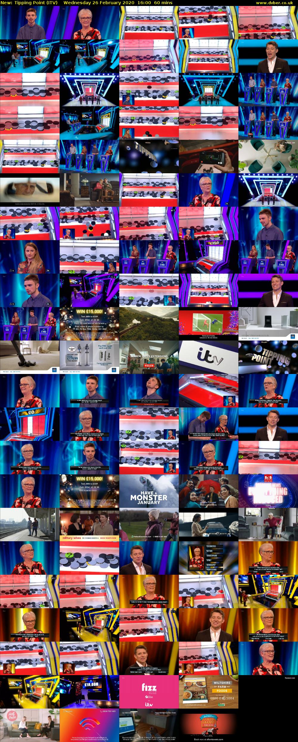 Tipping Point (ITV) Wednesday 26 February 2020 16:00 - 17:00