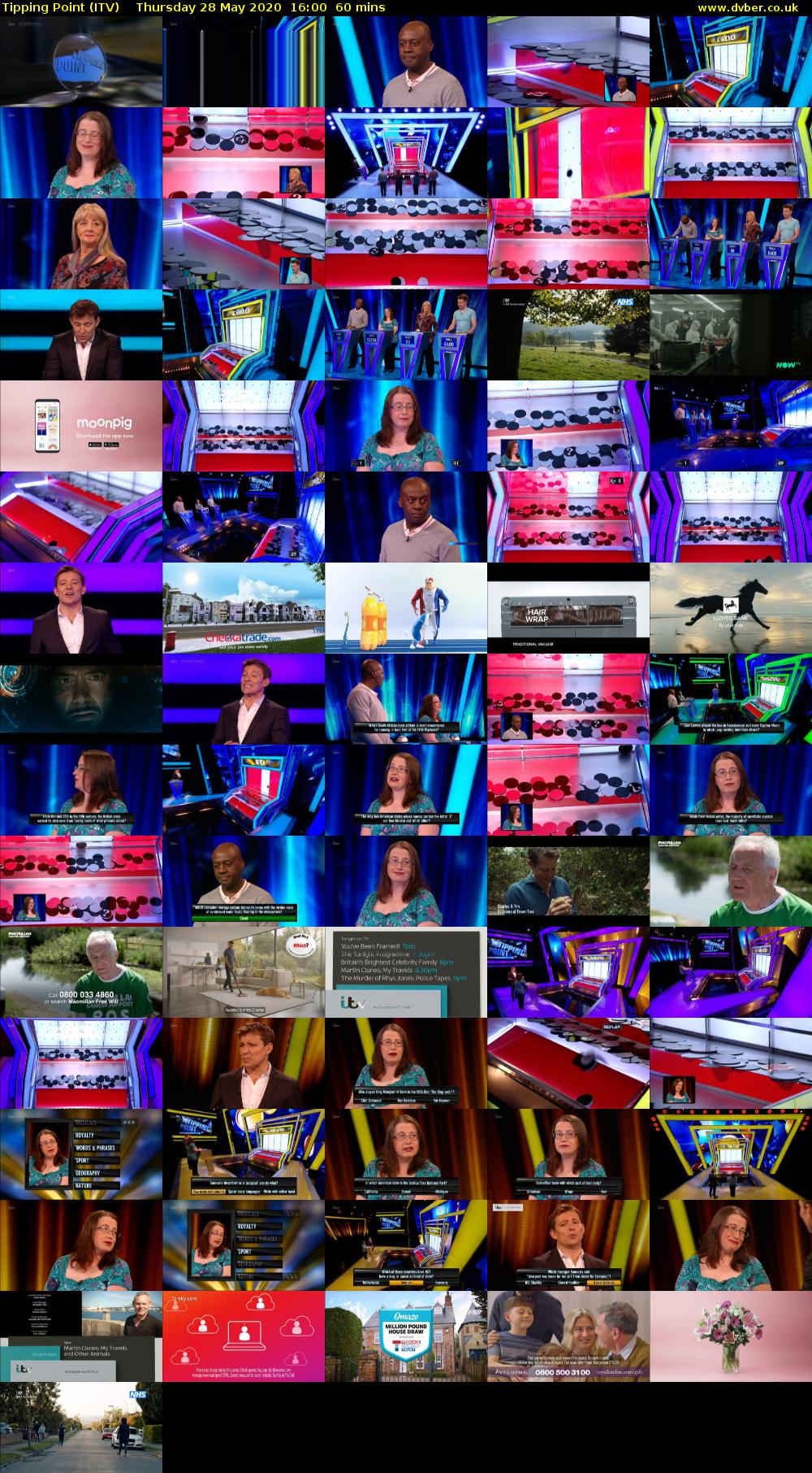Tipping Point (ITV) Thursday 28 May 2020 16:00 - 17:00