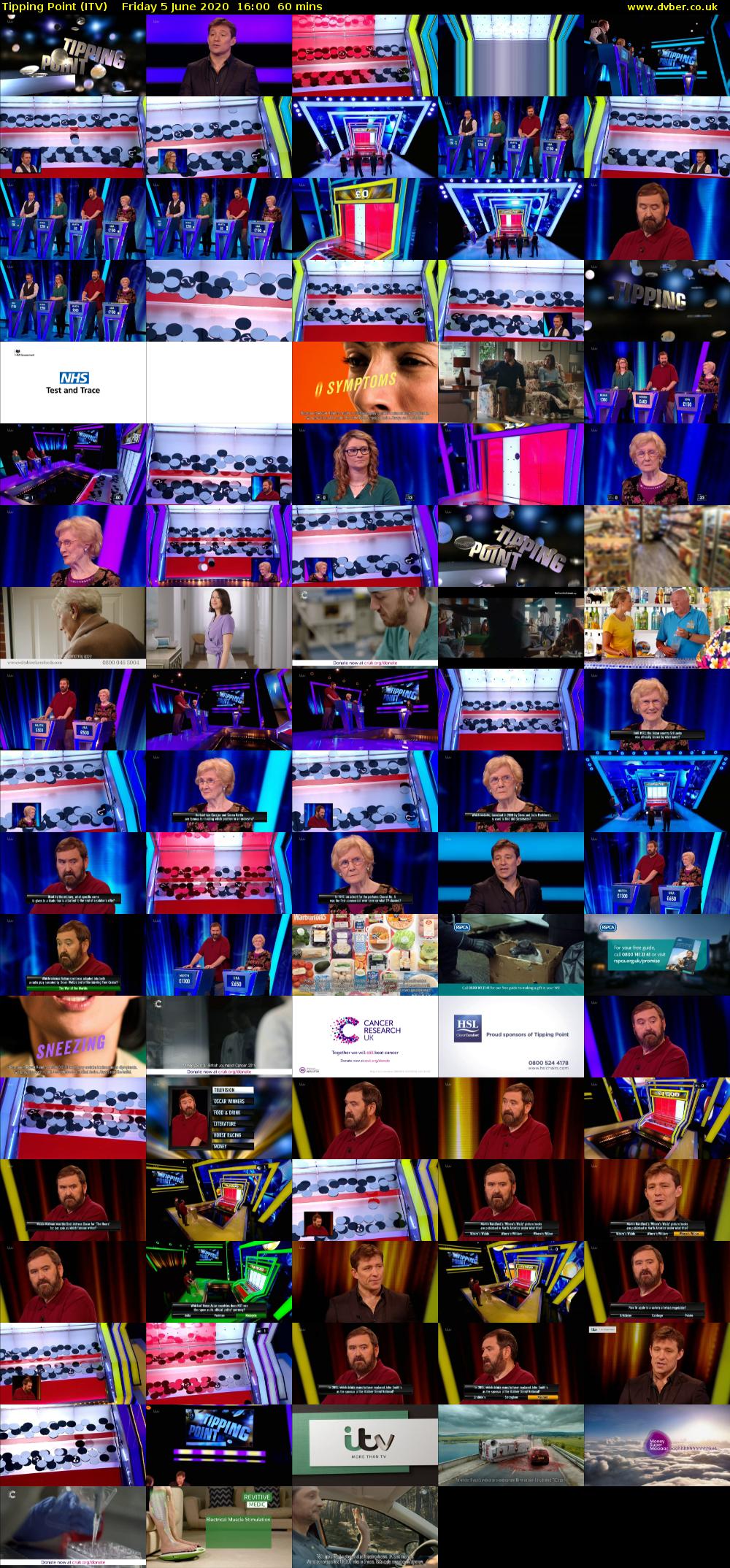 Tipping Point (ITV) Friday 5 June 2020 16:00 - 17:00