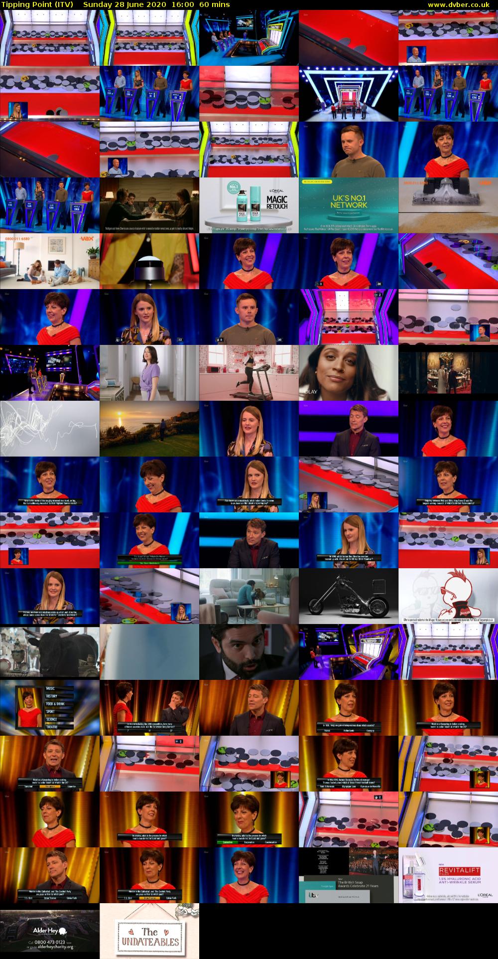 Tipping Point (ITV) Sunday 28 June 2020 16:00 - 17:00