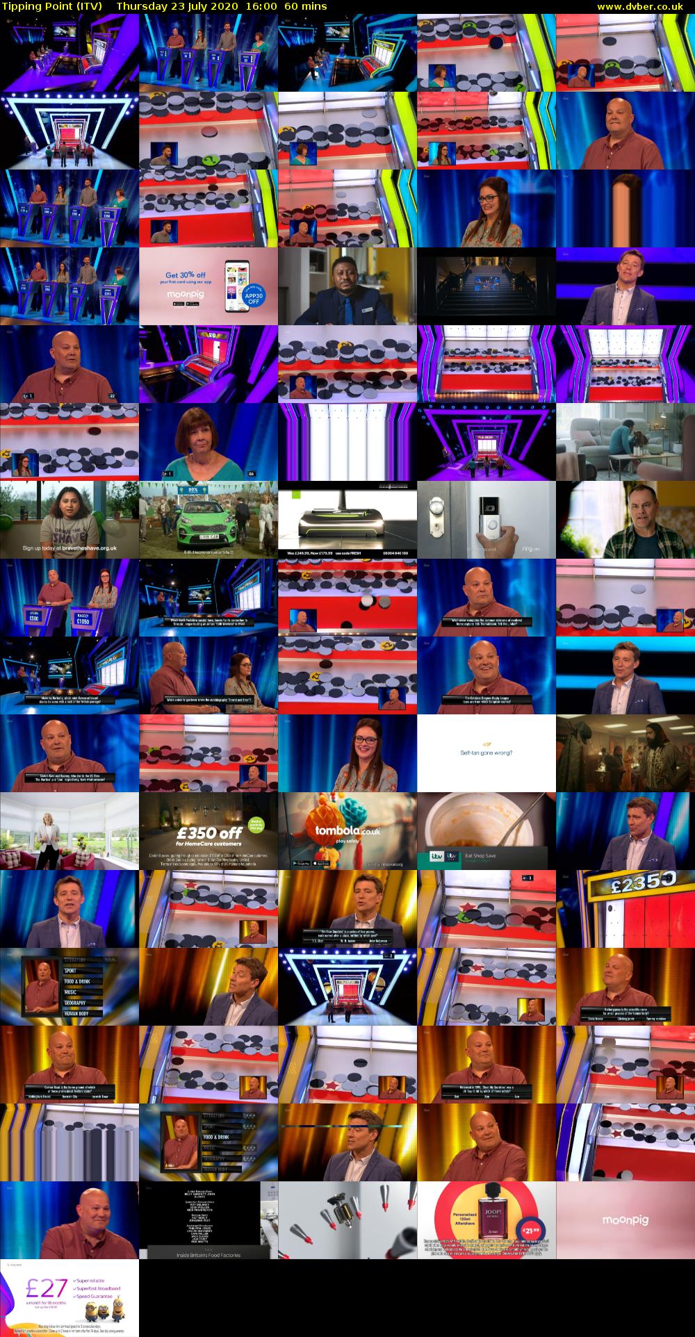 Tipping Point (ITV) Thursday 23 July 2020 16:00 - 17:00