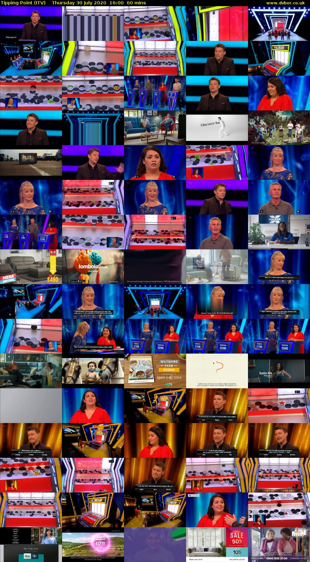 Tipping Point (ITV) Thursday 30 July 2020 16:00 - 17:00