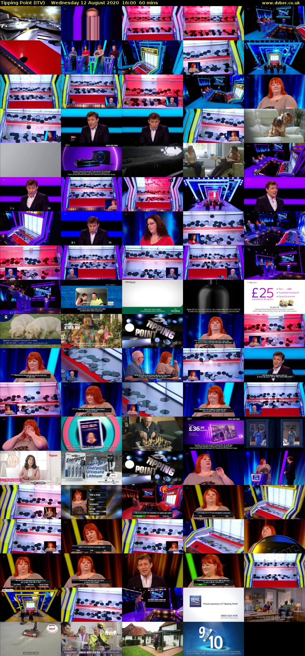 Tipping Point (ITV) Wednesday 12 August 2020 16:00 - 17:00