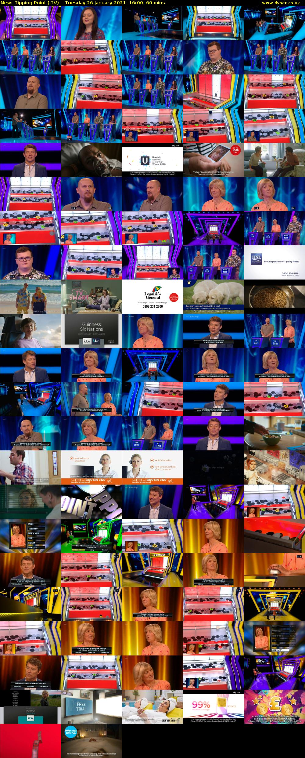 Tipping Point (ITV) Tuesday 26 January 2021 16:00 - 17:00