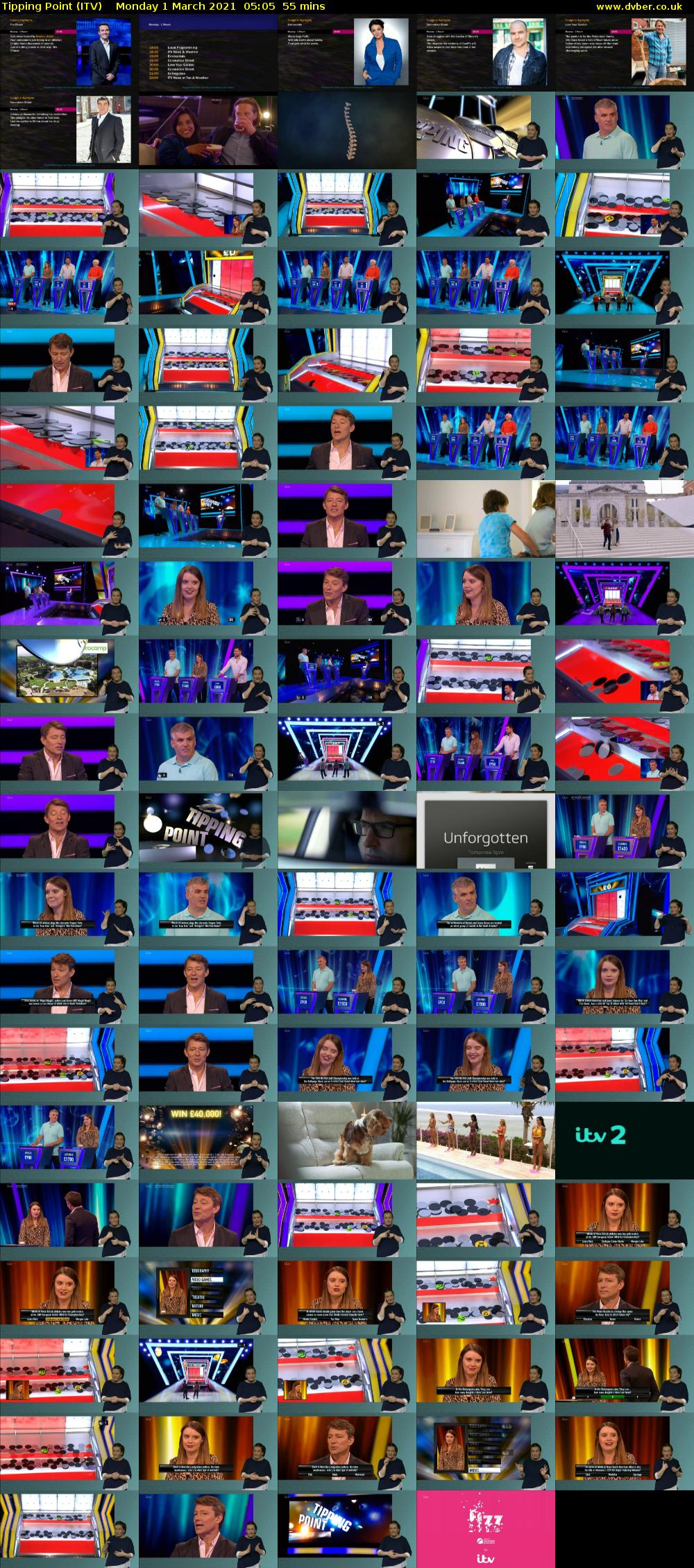 Tipping Point (ITV) Monday 1 March 2021 05:05 - 06:00