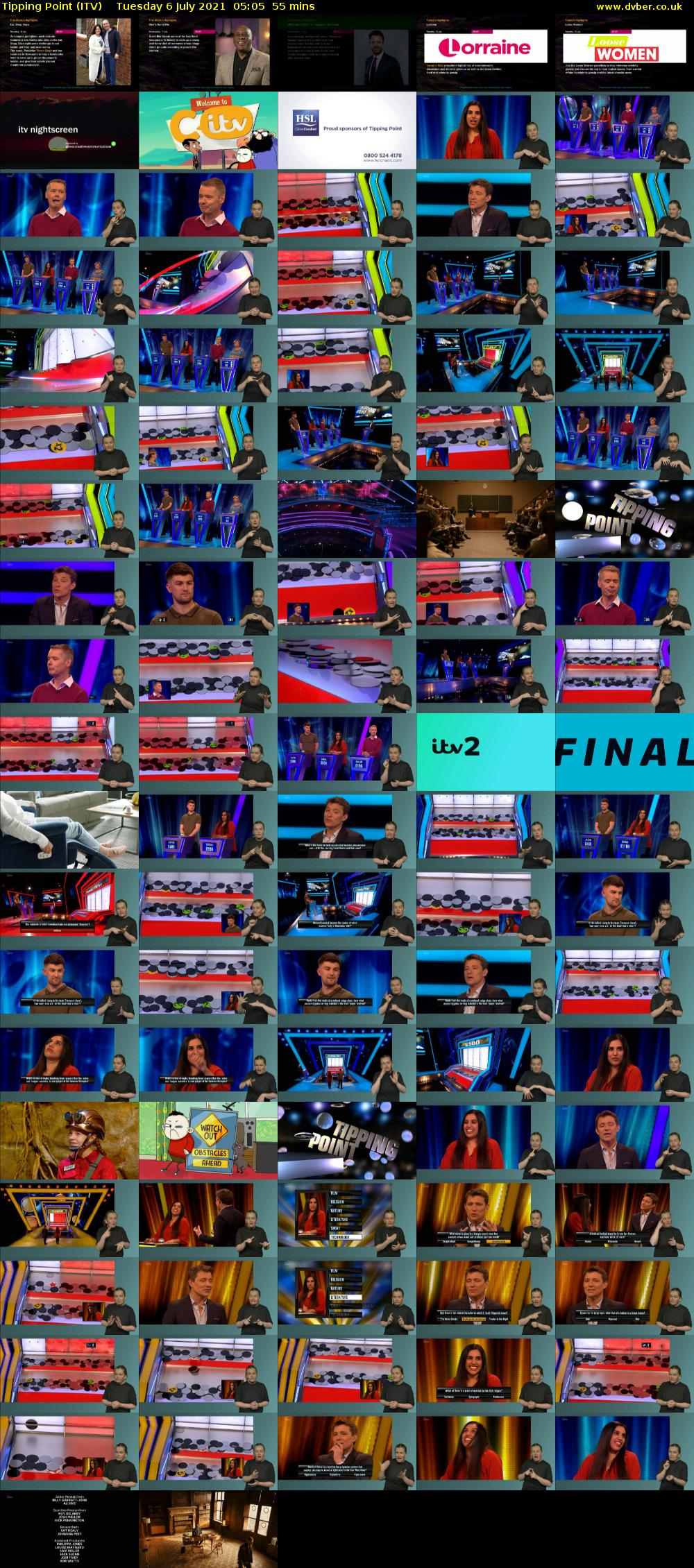 Tipping Point (ITV) Tuesday 6 July 2021 05:05 - 06:00