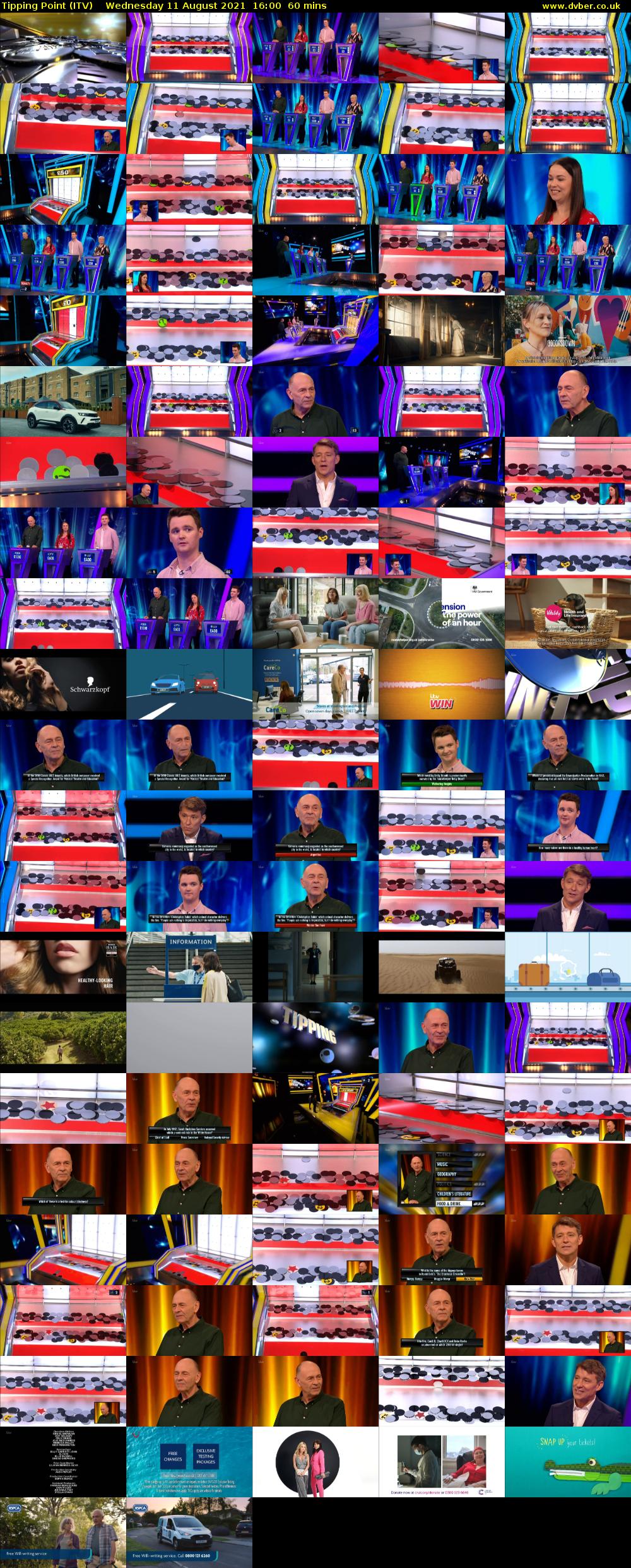 Tipping Point (ITV) Wednesday 11 August 2021 16:00 - 17:00