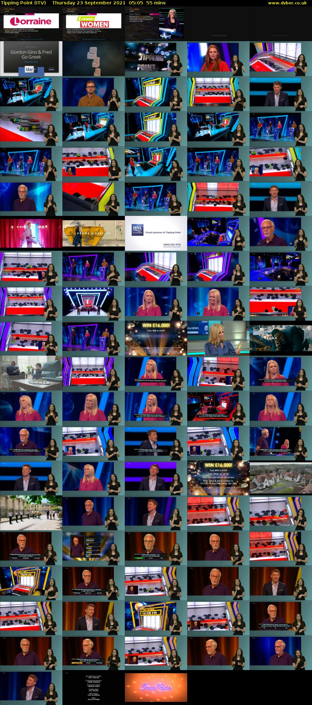Tipping Point (ITV) Thursday 23 September 2021 05:05 - 06:00