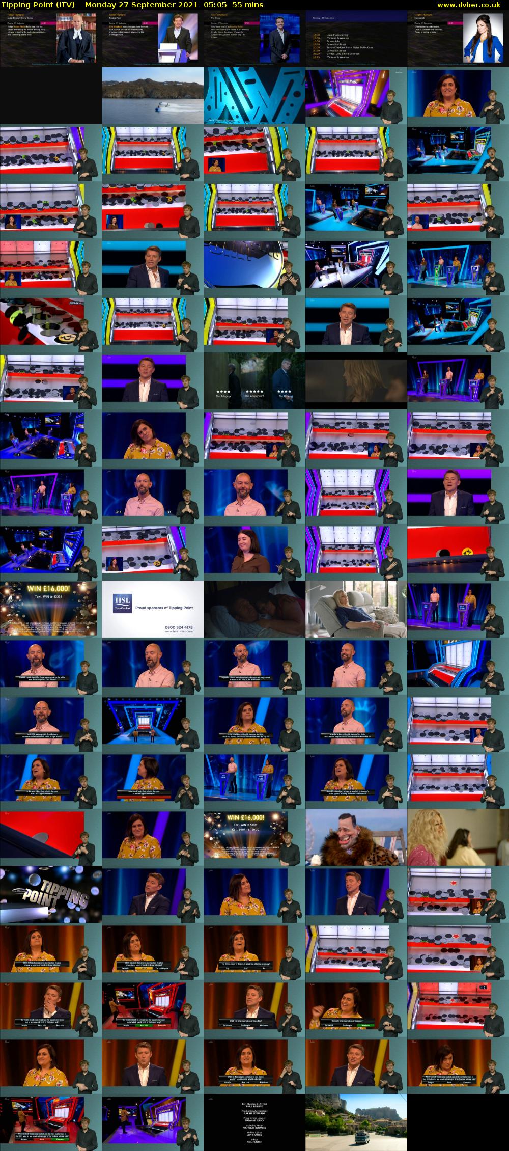 Tipping Point (ITV) Monday 27 September 2021 05:05 - 06:00