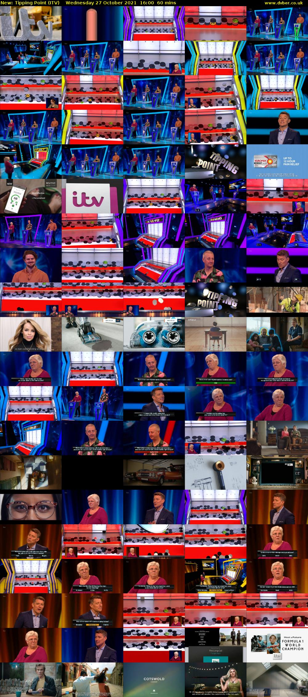 Tipping Point (ITV) Wednesday 27 October 2021 16:00 - 17:00