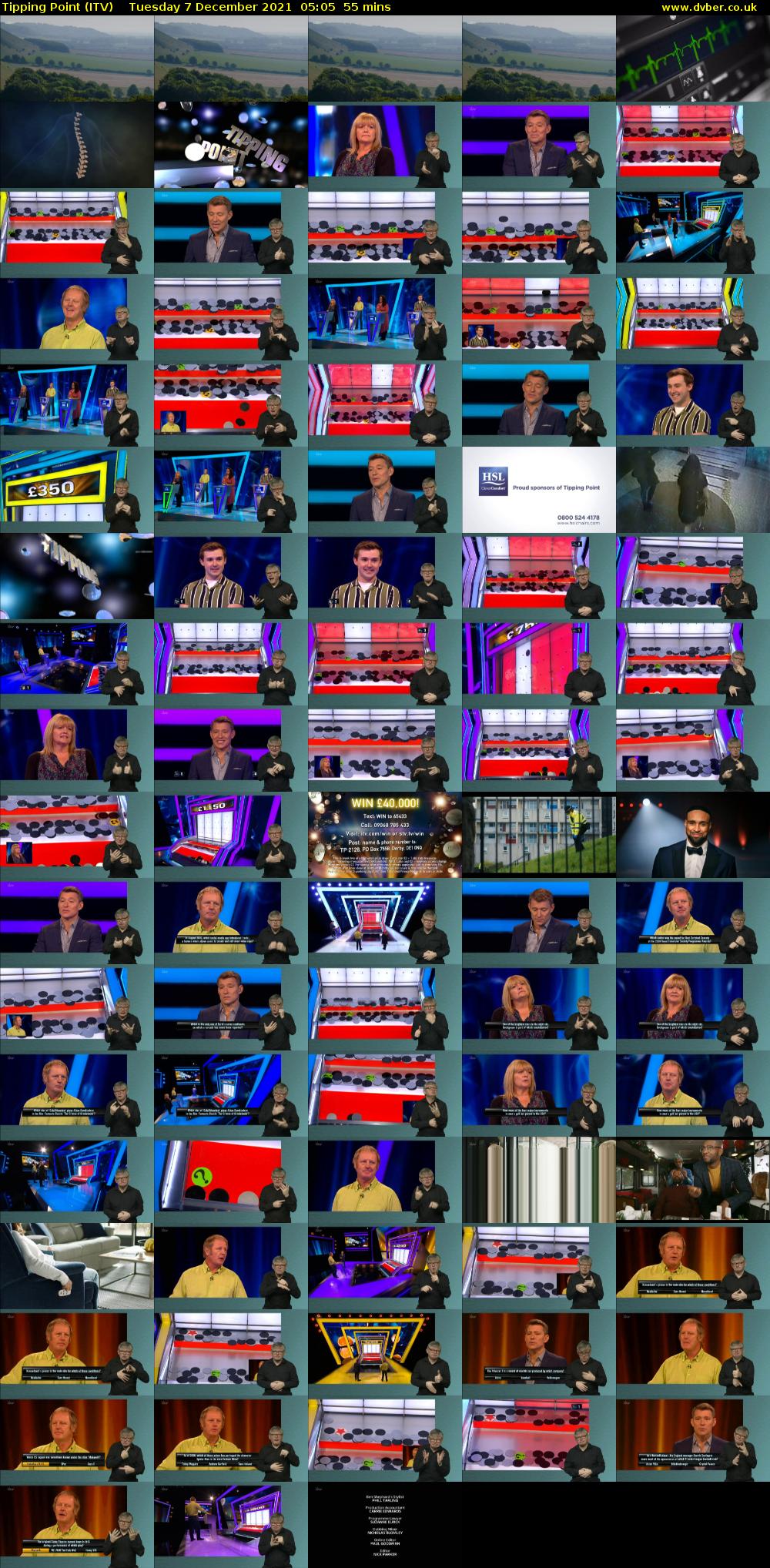 Tipping Point (ITV) Tuesday 7 December 2021 05:05 - 06:00