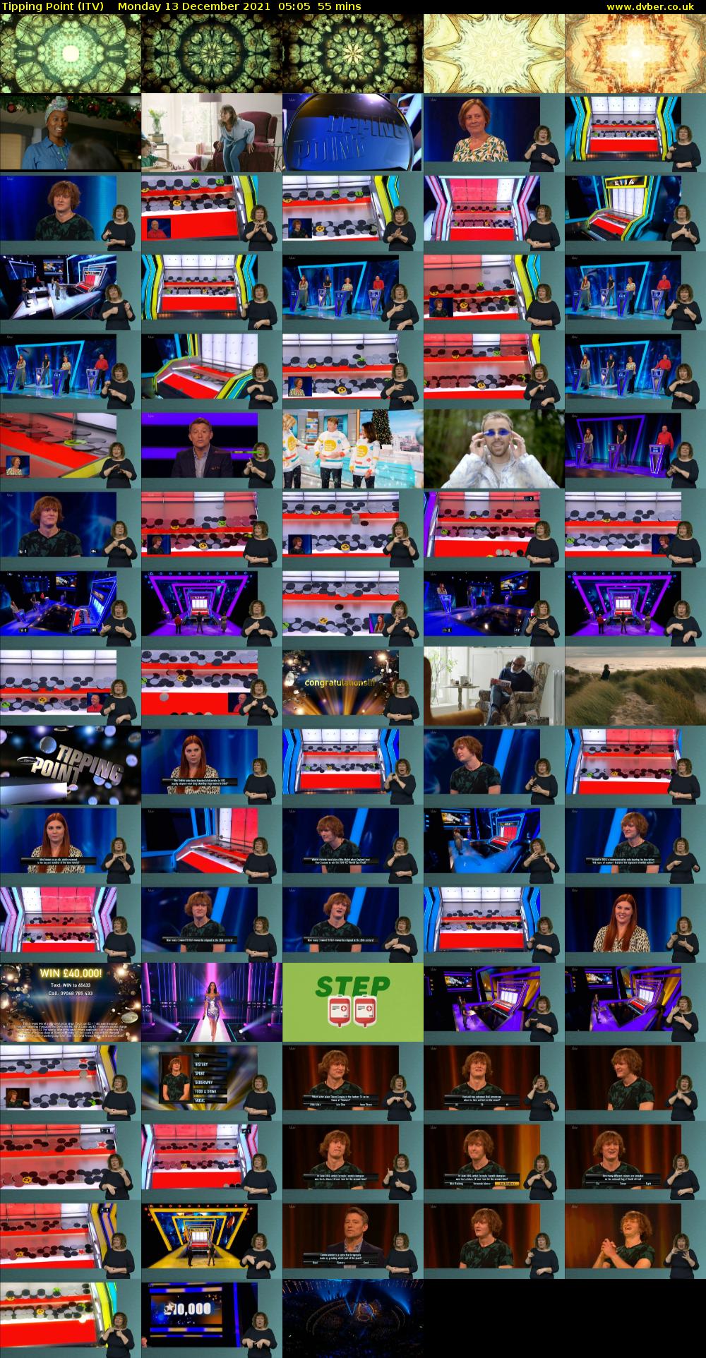 Tipping Point (ITV) Monday 13 December 2021 05:05 - 06:00