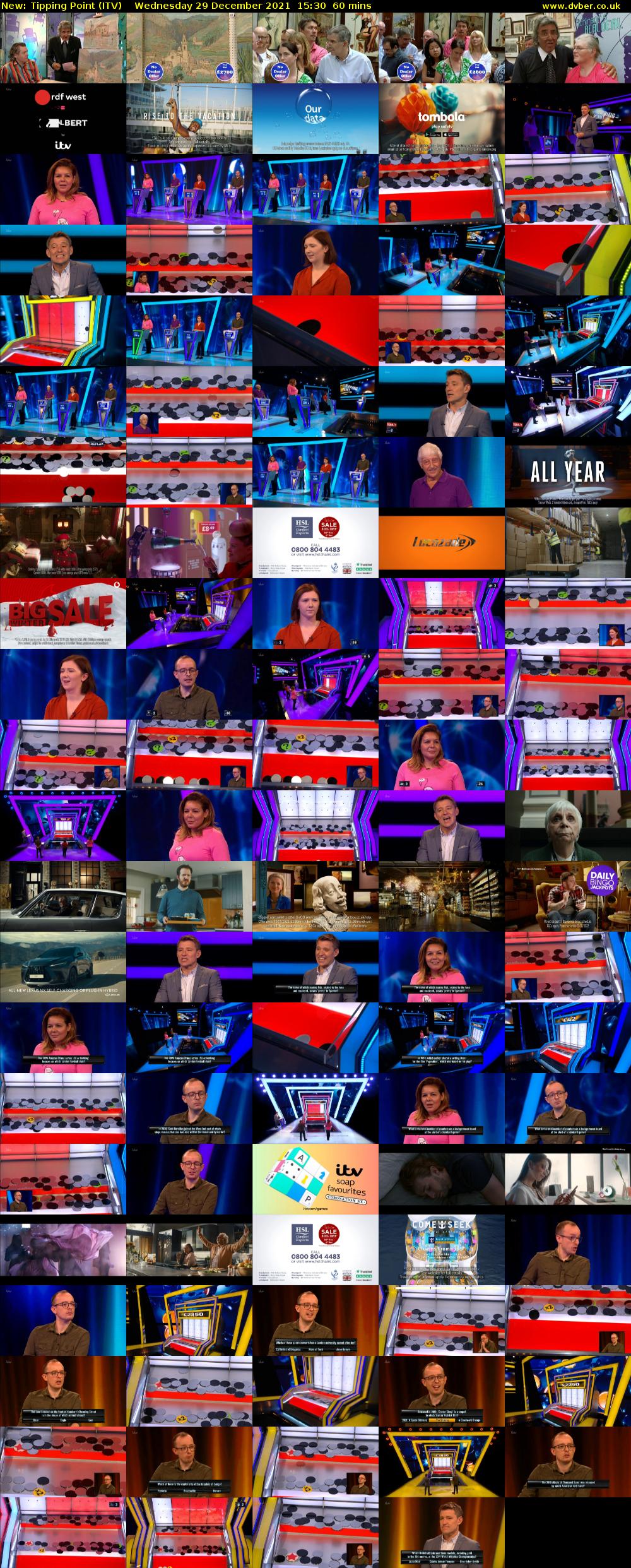 Tipping Point (ITV) Wednesday 29 December 2021 15:30 - 16:30