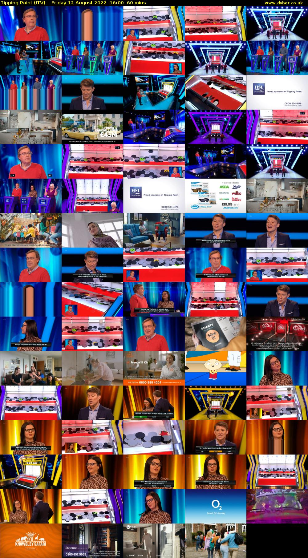 Tipping Point (ITV) Friday 12 August 2022 16:00 - 17:00