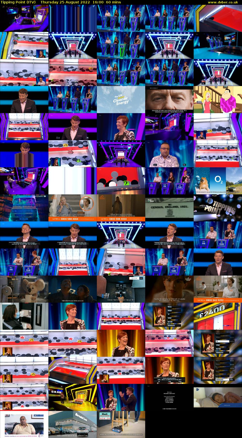 Tipping Point (ITV) Thursday 25 August 2022 16:00 - 17:00