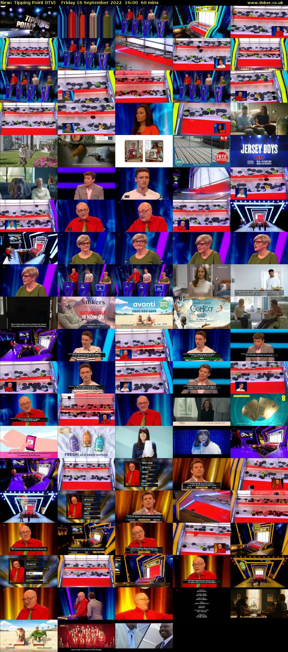 Tipping Point (ITV) Friday 16 September 2022 16:00 - 17:00