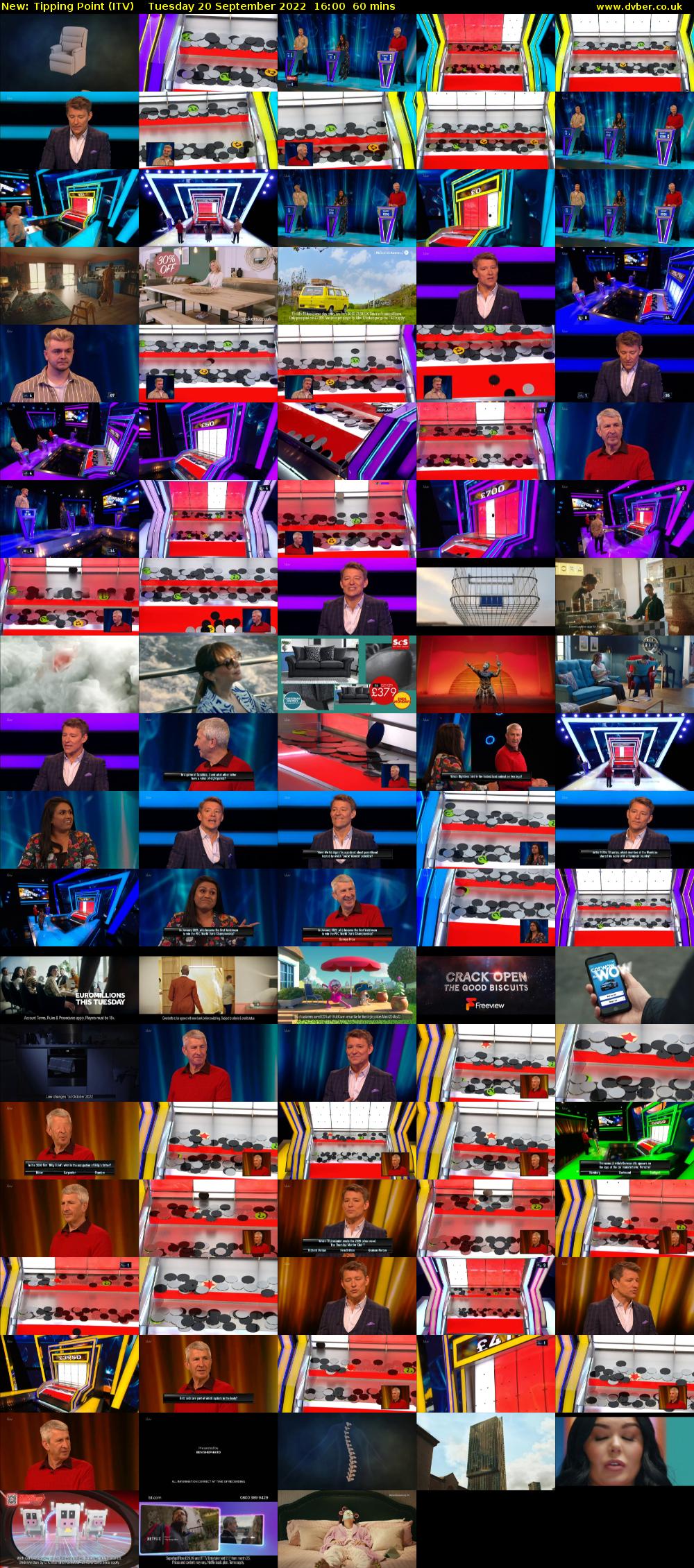 Tipping Point (ITV) Tuesday 20 September 2022 16:00 - 17:00
